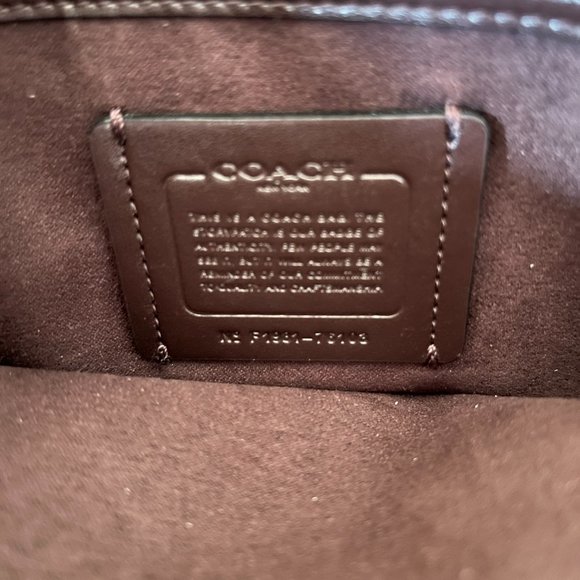 SOLD Coach 1941 Large Tabby Exotic Snakeskin Shoulder Bag w Leather Crossbody - Picture 15 of 16